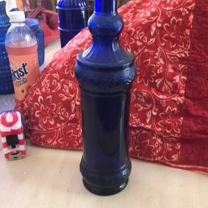 Cobalt blue bottle